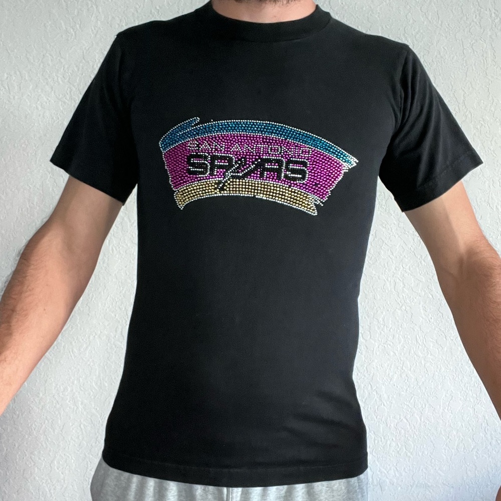 Womens San Antonio spurs shiny tee